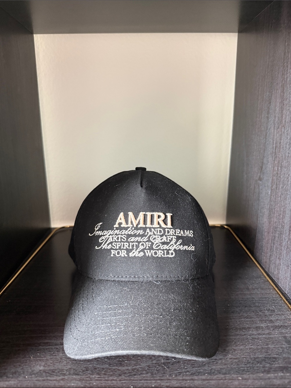 AMIRI black baseball cap